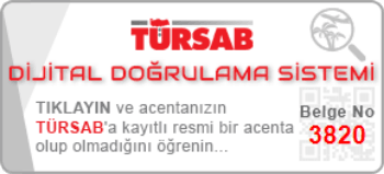TÜRSAB Dijital Doğrulama Sistemi - Belge No 3820